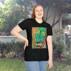 Shirt, Dragonfly on leaf T-Shirt | Unisex Softstyle Tee