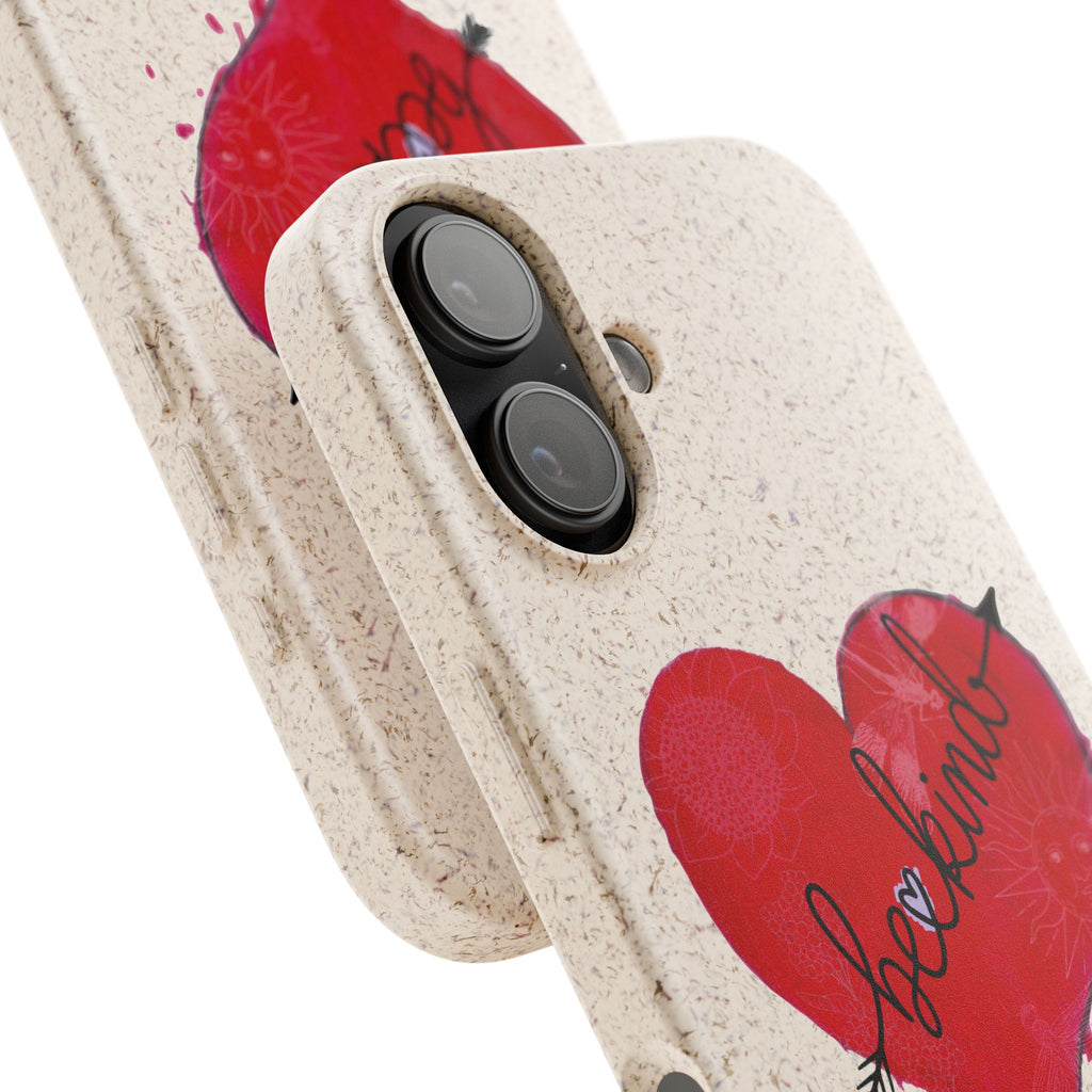 Phone Case - Be Kind Heart Design