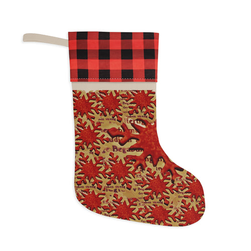 Christmas Stocking, Snowflake Design