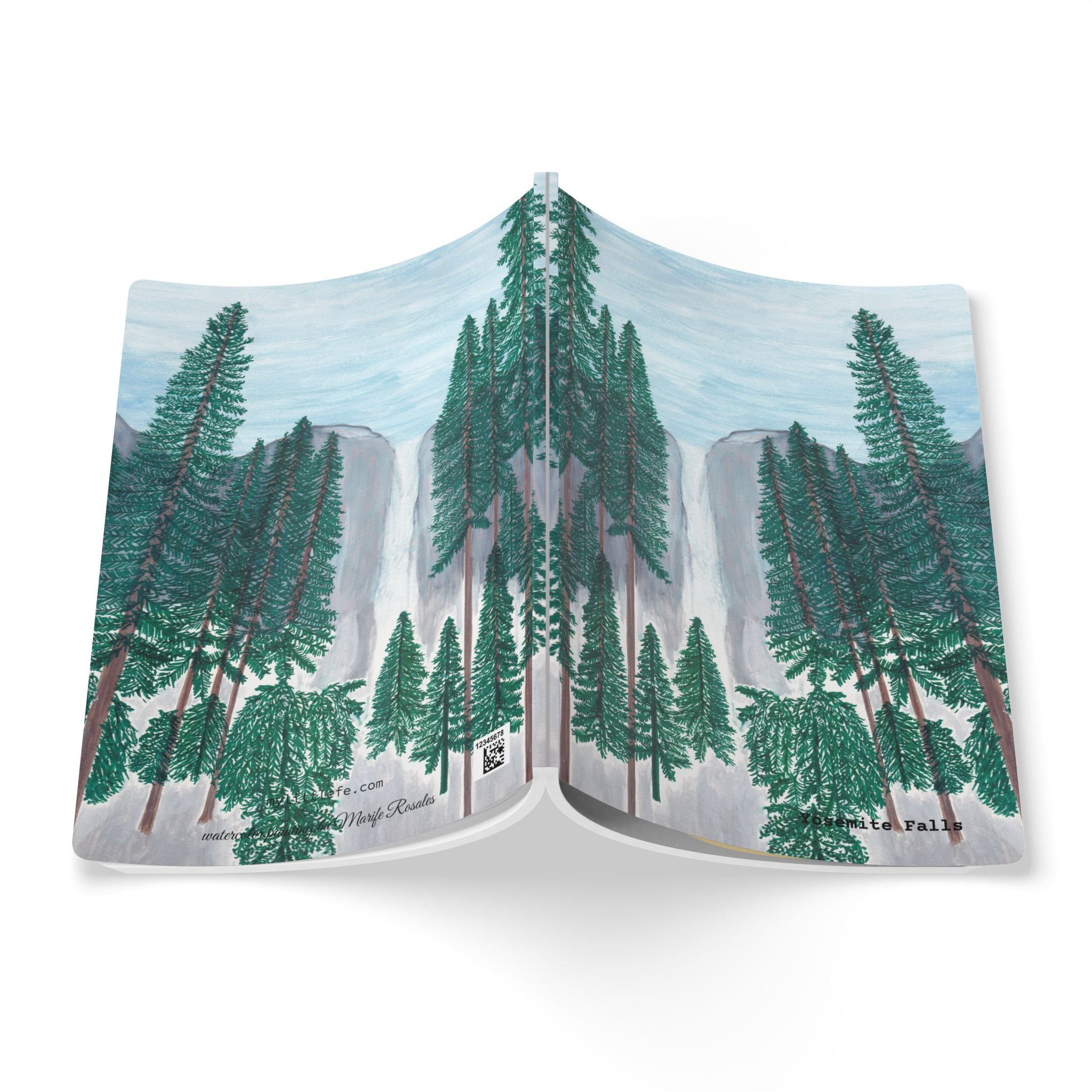Notebook, Yosemite National Park – Watercolor Forest Journal
