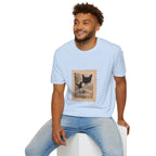 Cat Stamp T-Shirt – 'Cuteness Guaranteed' Vintage Photo Tee
