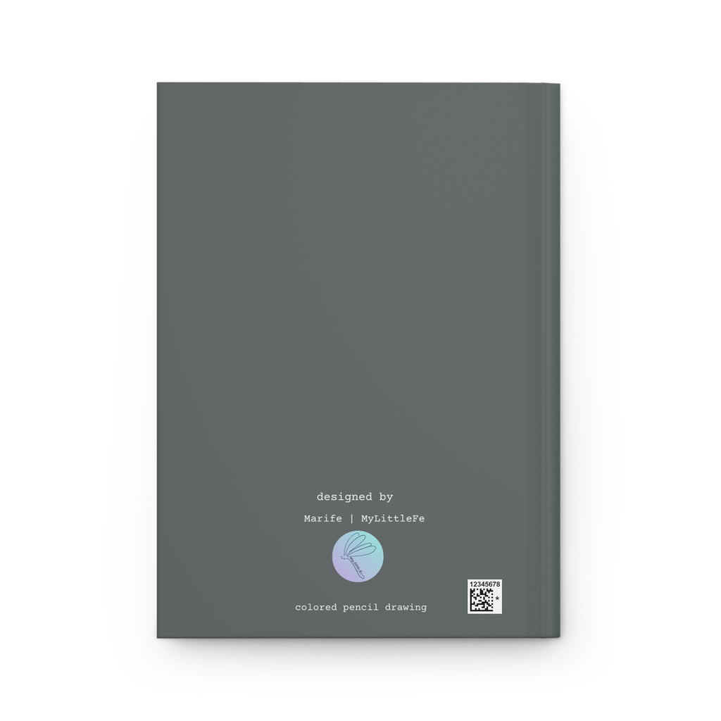 Notebook, Split Guitar — Hardcover Journal