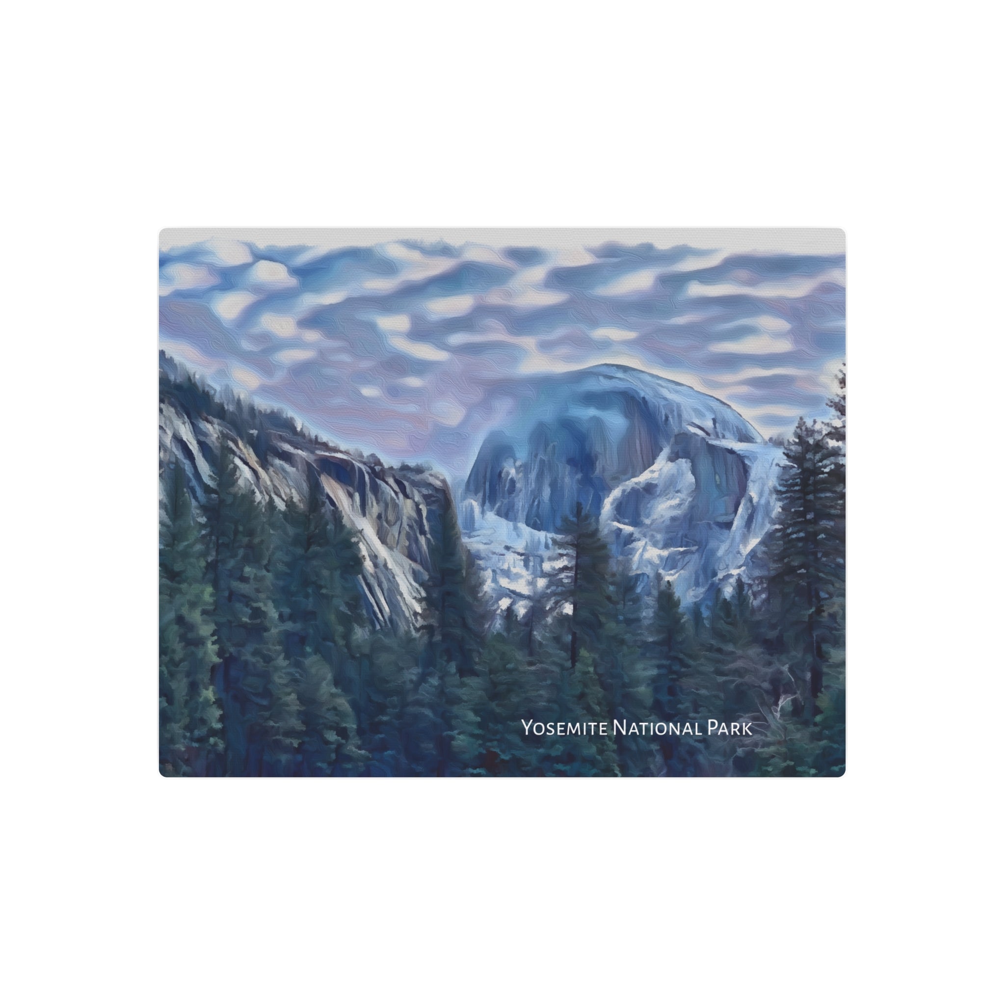 Wall Art, Yosemite Half Dome. Metal plaque
