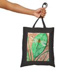 Bag, Dragonfly on a Leaf Tote Bag