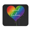 Mousepad, Spread Kindness Rainbow Heart