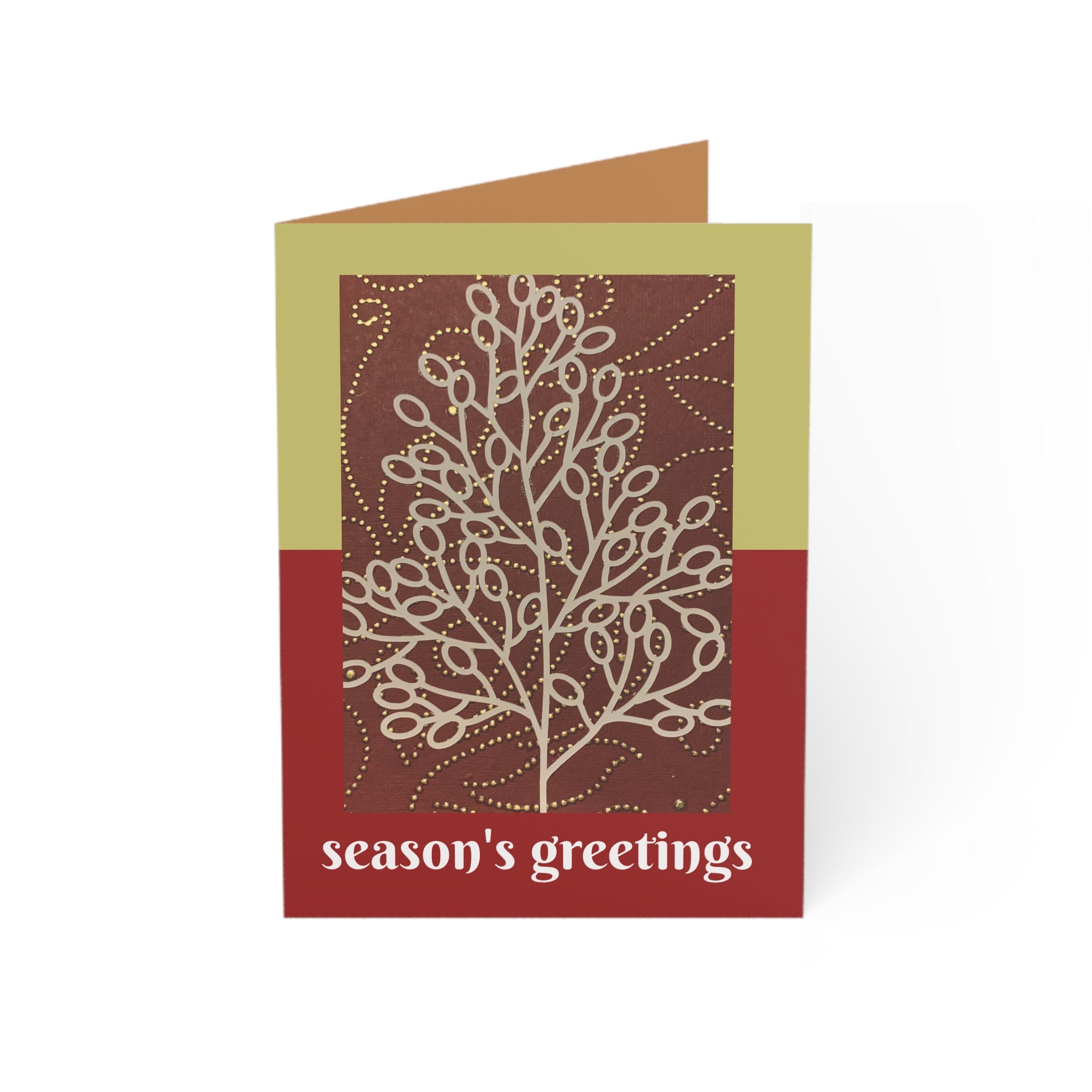 Greeting Card, Christmas Tree Collage Set (1, 10, 30,50)