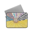 Case, Laptop Sleeve, Abstract Sunburst Colorful Patterned Art