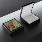 Jewelry Box, Mettalic Butterfly Design