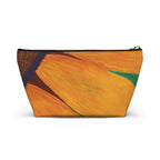 Bag, Ladybug on a Sunflower Accessory Pouch w T-bottom