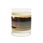Candle, Ocean design Glass (ocean mist scent)