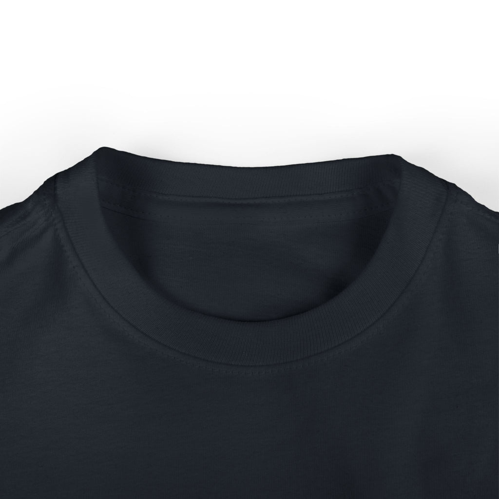 Close-up of a black shirt collar on a white background