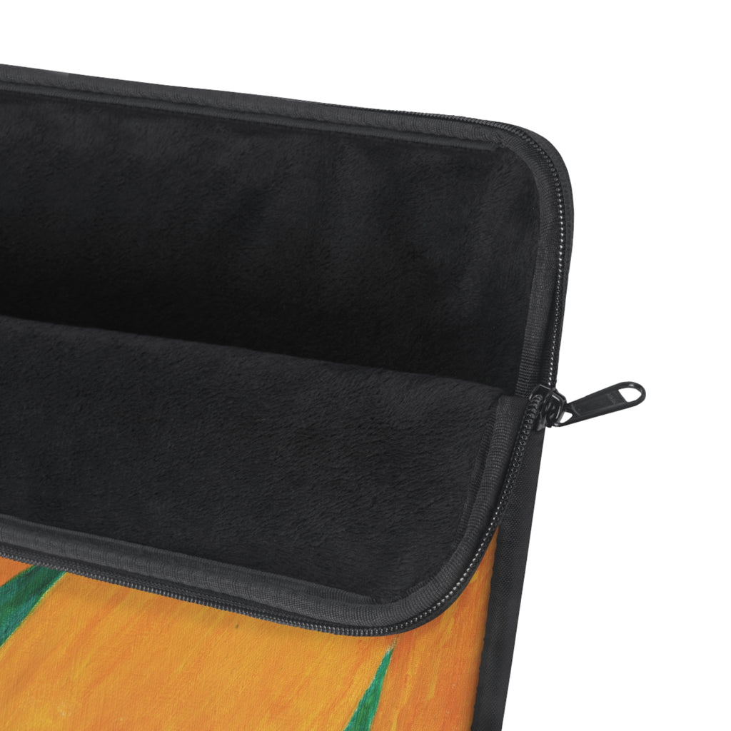 Case, Laptop Sleeve, Ladybug on a Sunflower, Dual zipper