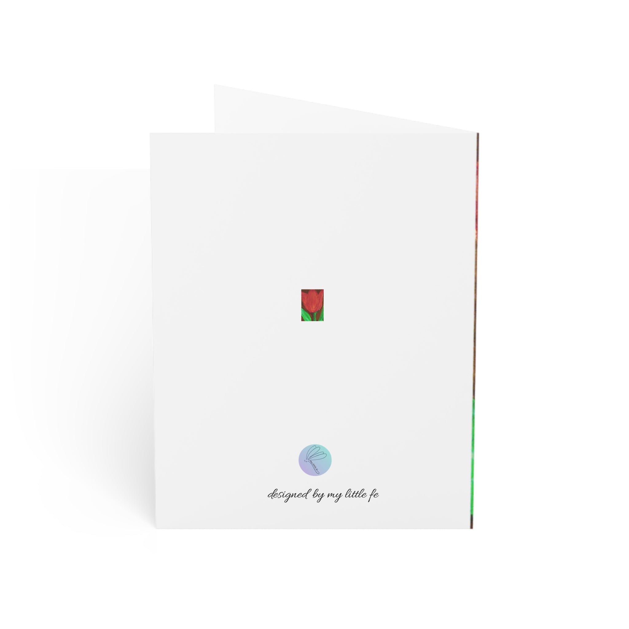 Greeting Card, Red Tulip (QTY: 1, 10, 30)