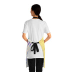 Apron, Zentangle — Colorful Artistic Kitchen Apron with Geometric Patterns