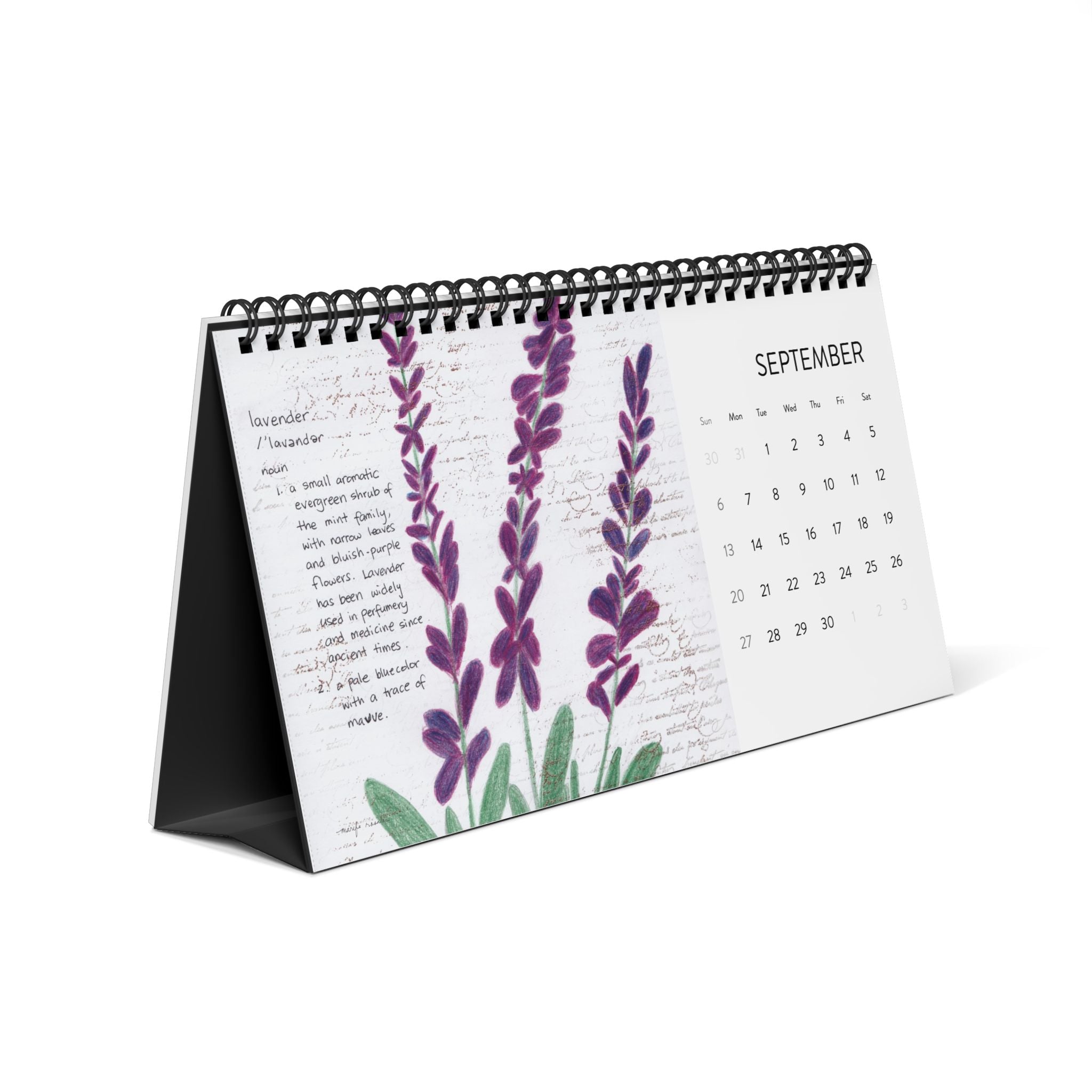 Calendar,Desktop Calendar (2026) - MyLittleFe Artwork