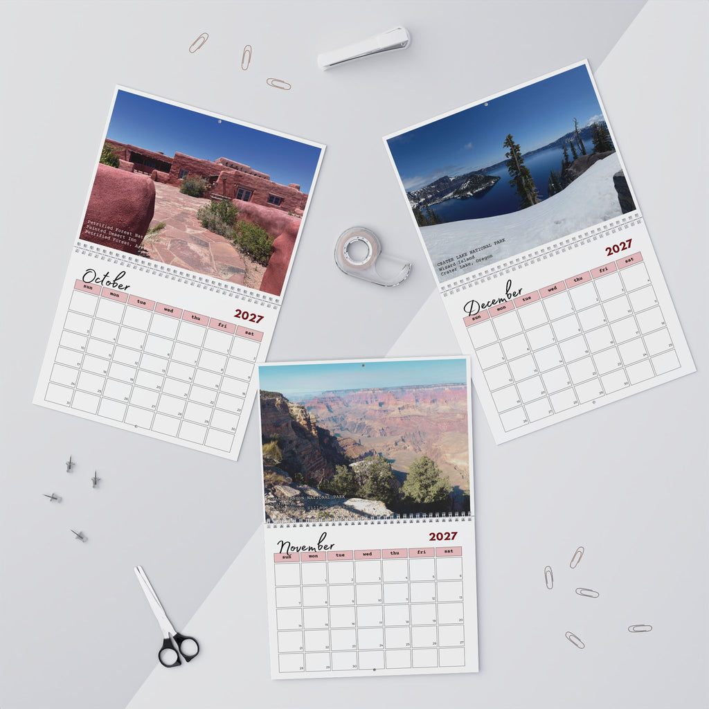 Calendar, 2027 US Parks & Monuments Wall Calendar