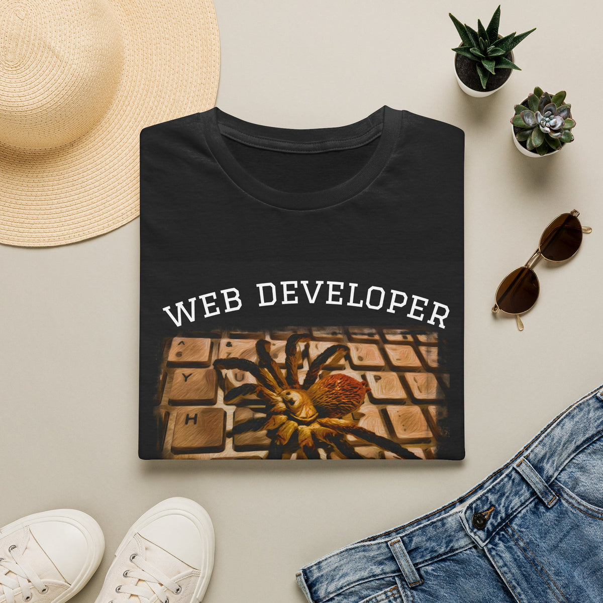 Shirt, Web Developer At Work