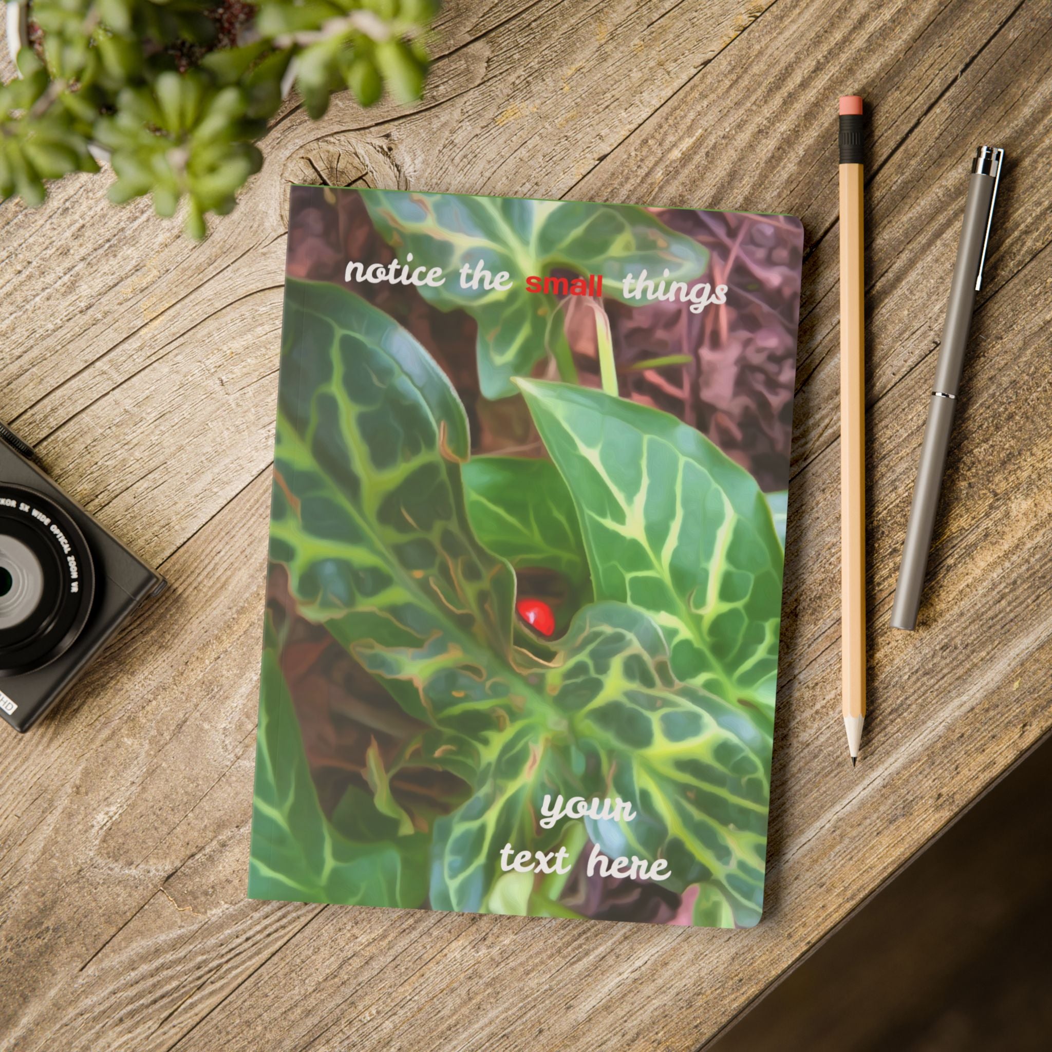 Notebook, Lady Bug Journal - Softcover Personalized