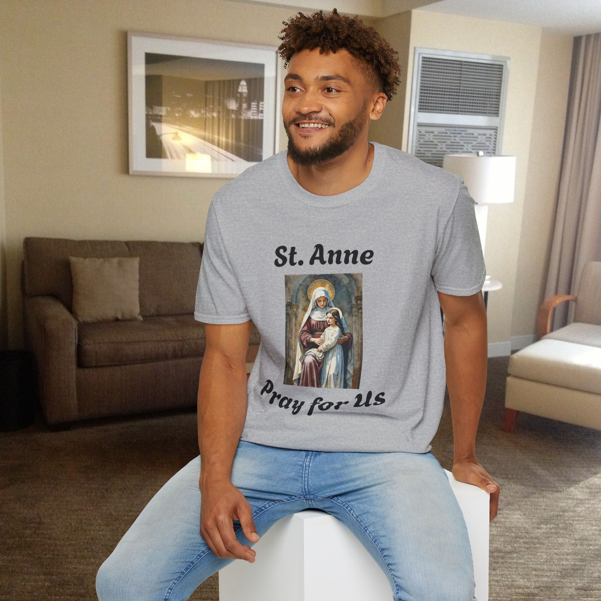Shirt, St. Anne T-Shirt 2 | Celebratory Tee for Heritage Events, Religious Gatherings, Family Reunions, Gift for Faith Celebrations, [...]