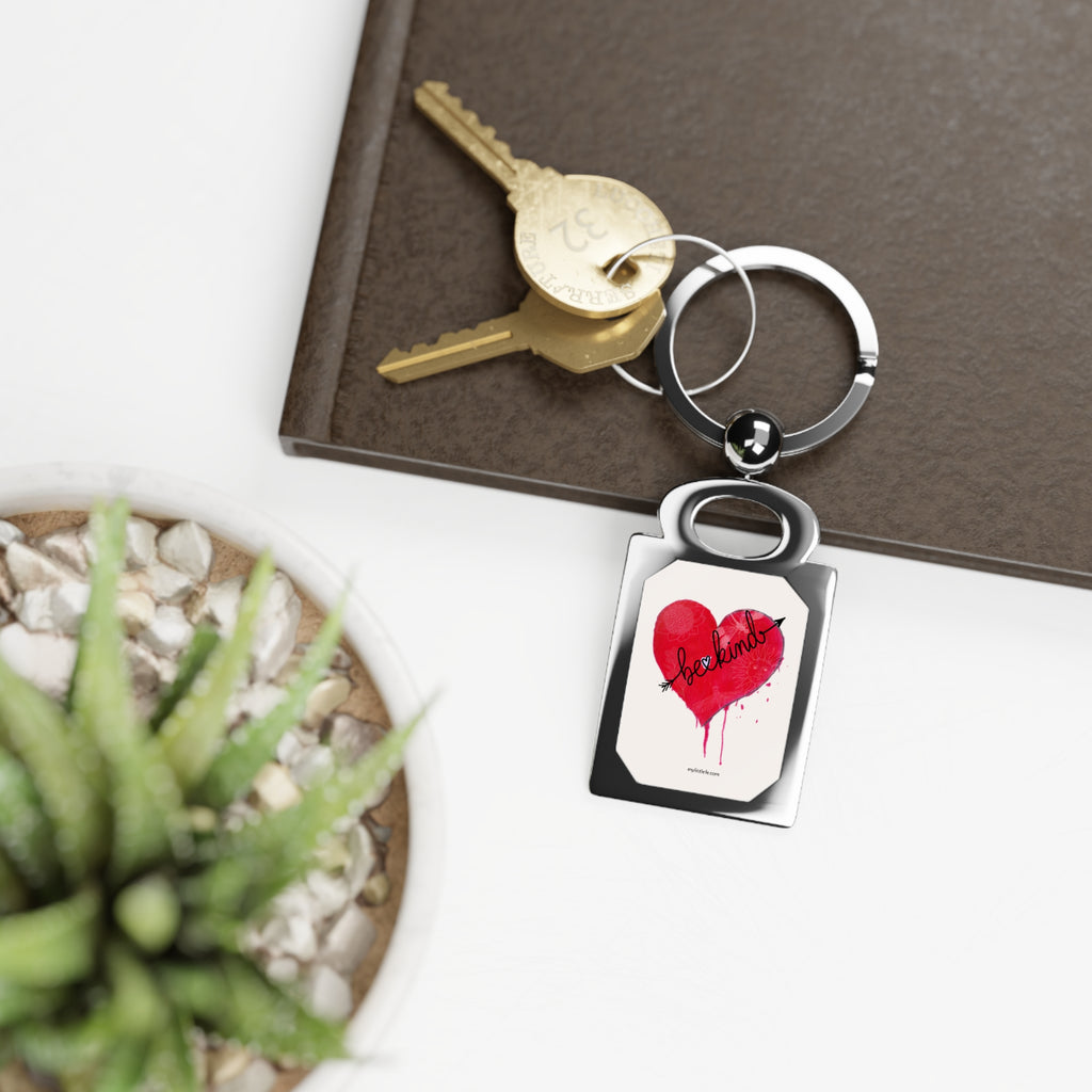 Keychain, Be Kind Heart Design