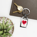 Keychain, Be Kind Heart Design
