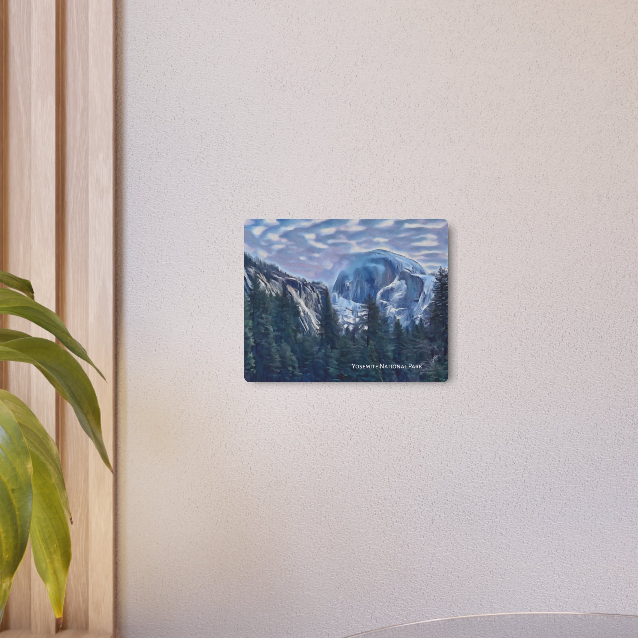 Wall Art, Yosemite Half Dome. Metal plaque