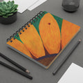 Notebook, Ladybug on a Sunflower - Spiral Journal (5"x7")
