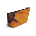 Bag, Ladybug on a Sunflower Accessory Pouch w T-bottom