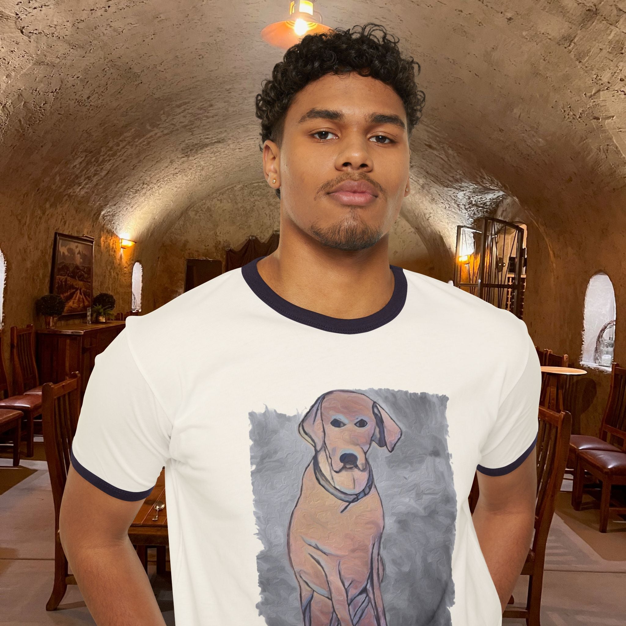 Shirt, Unisex  T-Shirt - Dog Illustration