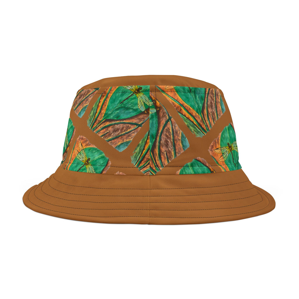 Hat, Artistic Dragonfly Bucket Hat