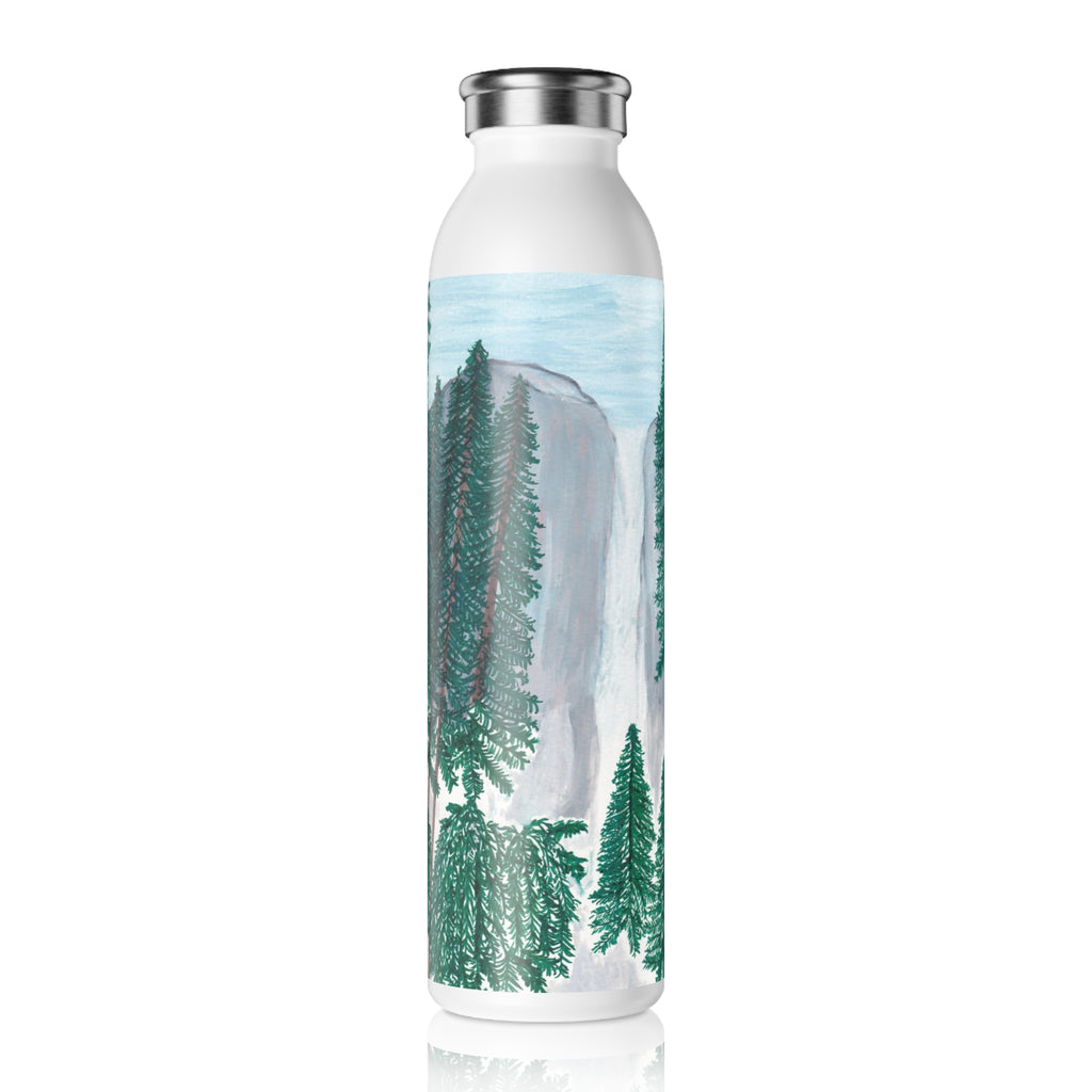 Water Bottle, Yosemite Falls — Original Watercolor Art by Marife Rosales