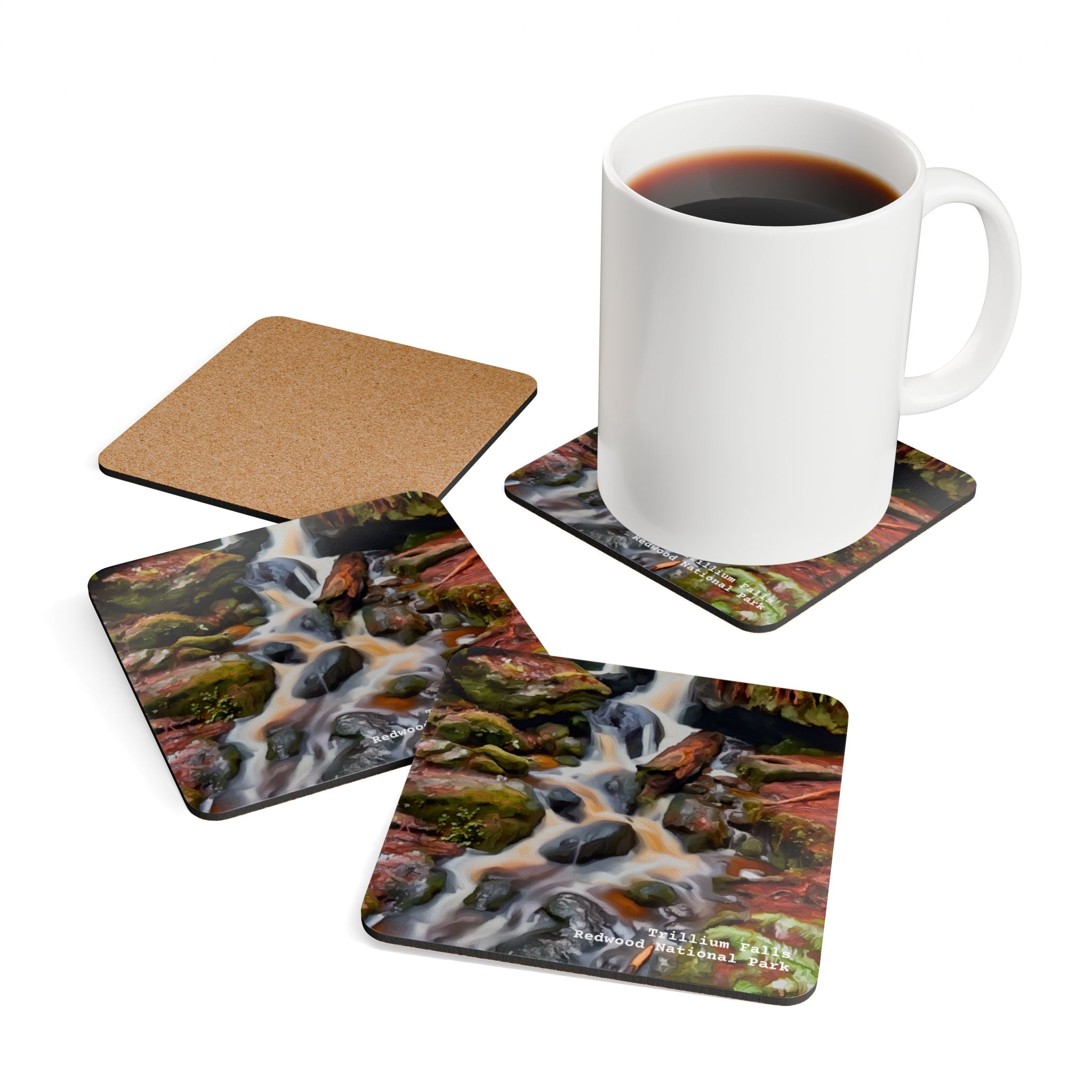 Coaster, Trillium Falls Redwood National Park - 4PC Set