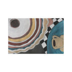 Tea Towel, Woman at a Cafe — Original Acrylic Painting by Marife Rosales