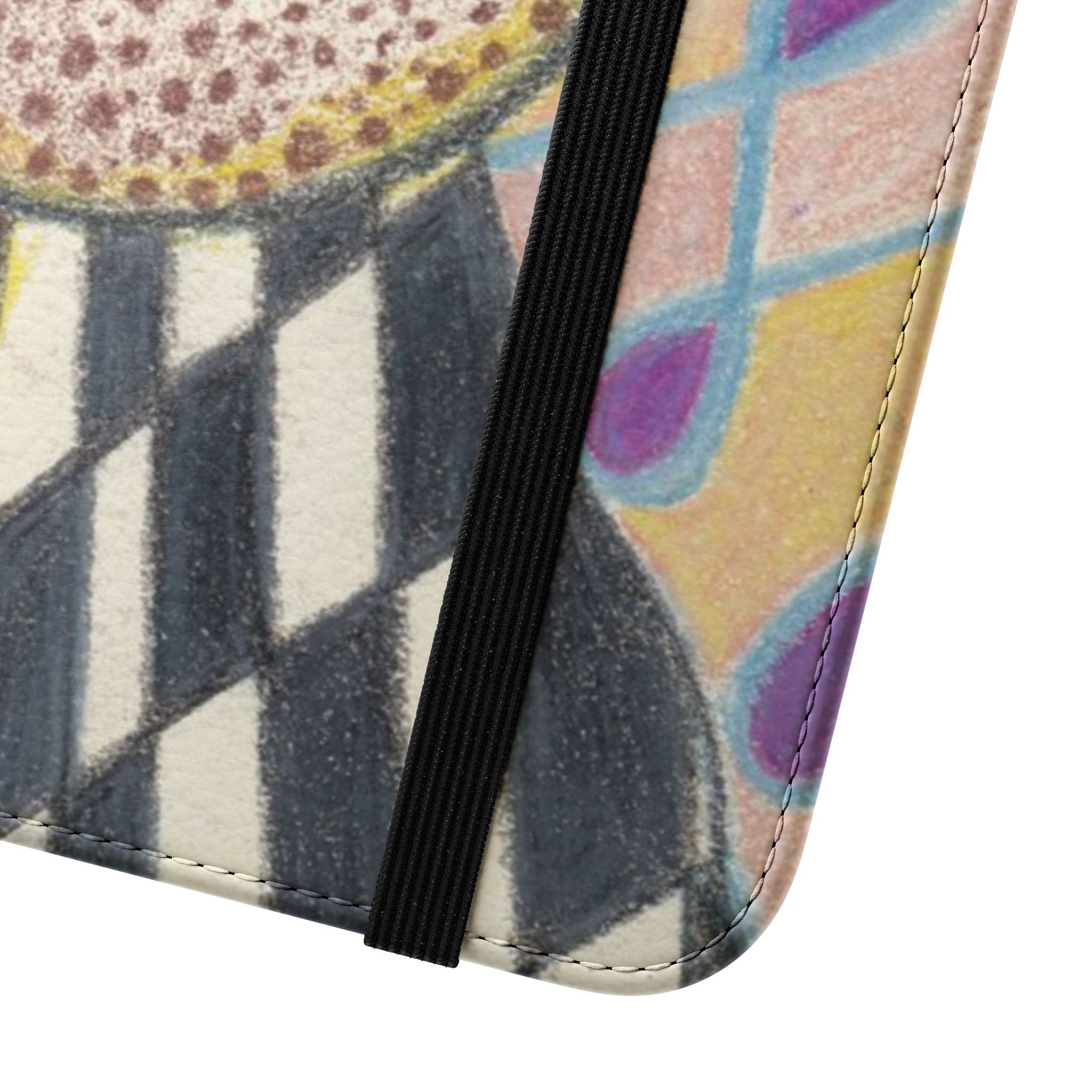 Wallet, Sunflower Journey Flip Phone Case – Artistic Floral