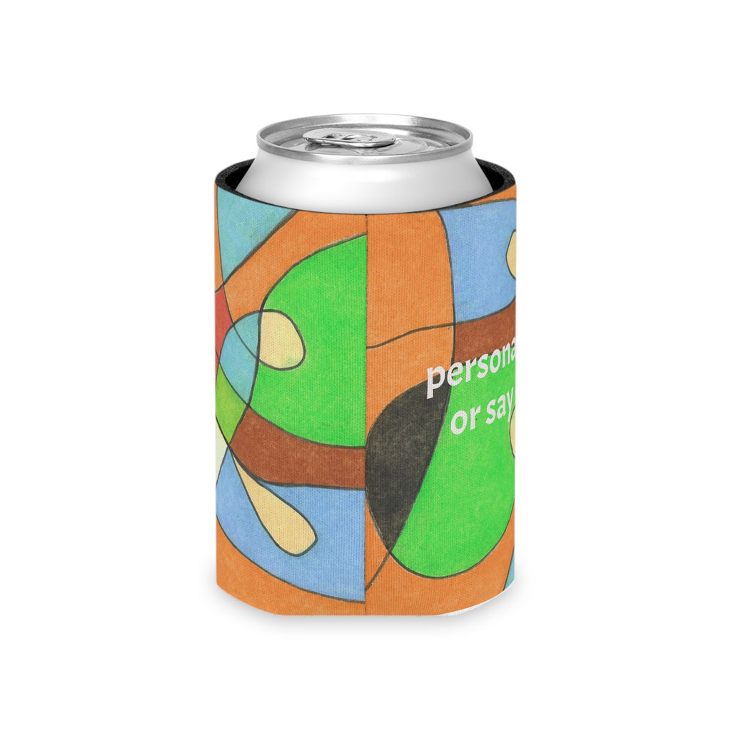 Abstract Art Can Cooler — Colorful Original Design by Marife Rosales