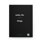 Notebook, Dragonfly on a Leaf Hard bound Journal