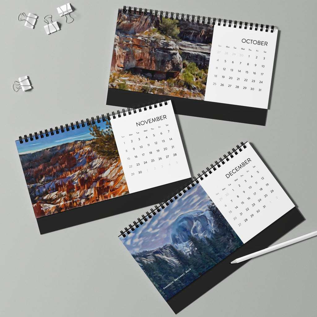 Calendar, Desktop Calendar (2026) National Parks