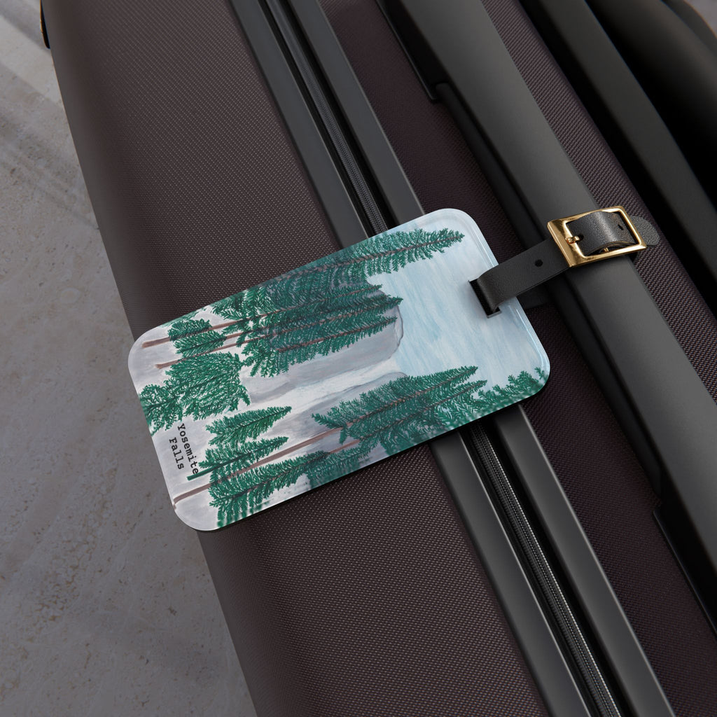 Travel, Yosemite Falls Luggage Tag