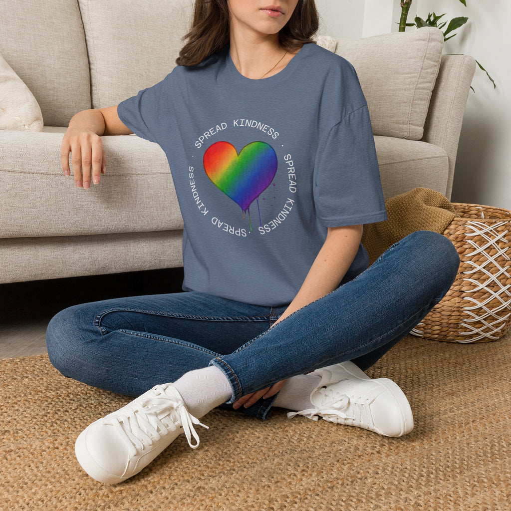 Shirt, Rainbow Heart Spread Kindness