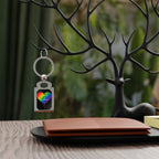 Keychain, Spread Kindness Rainbow Heart