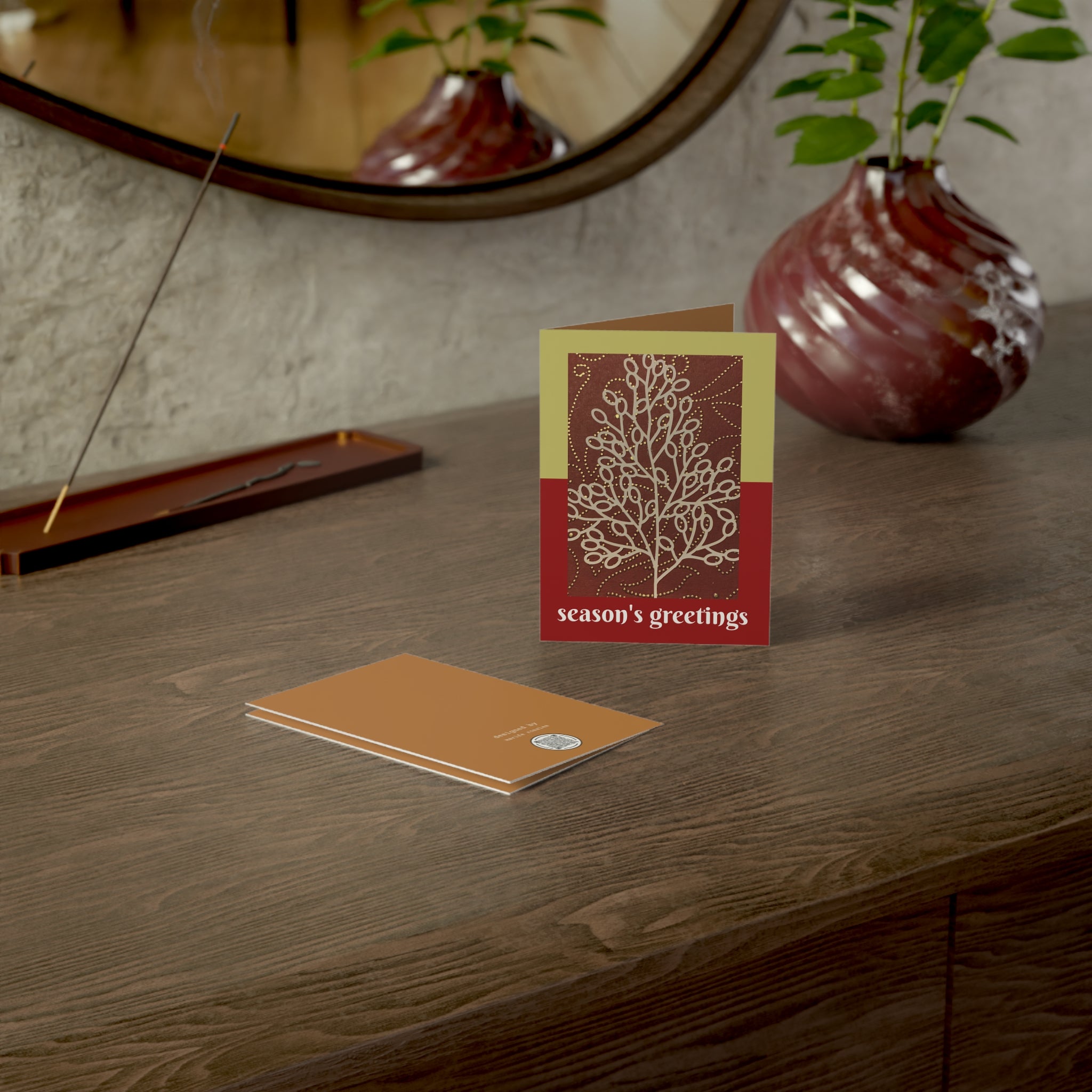 Greeting Card, Christmas Tree Collage Set (1, 10, 30,50)