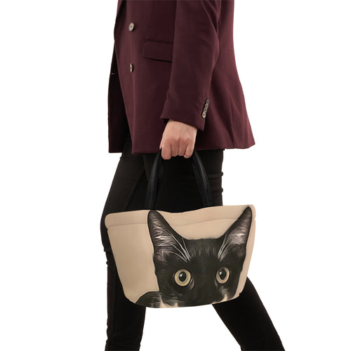 Bag, Cute Kitten Neoprene Lunch bag