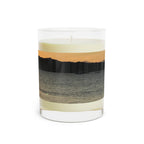 Candle, Ocean design Glass (ocean mist scent)