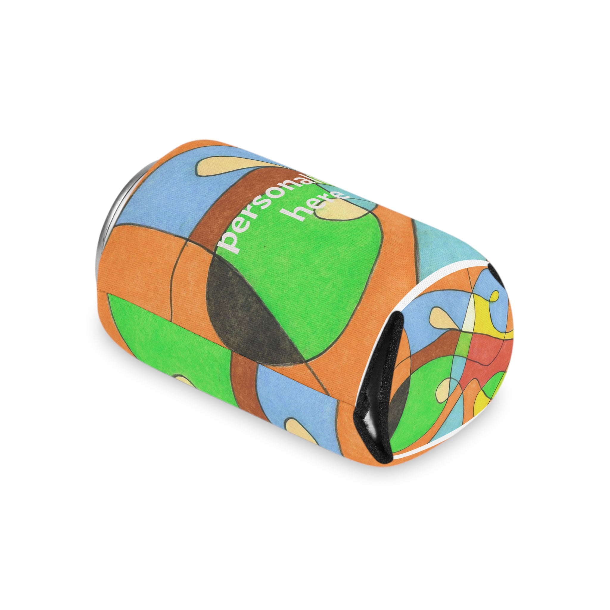 Can Cooler Sleeve, Vibrant Beverage Holder, Summer Party Essential, Unique Gift for Friends