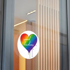 Sticker, Kindness Rainbow Heart