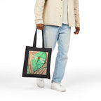 Bag, Dragonfly on a Leaf Tote Bag