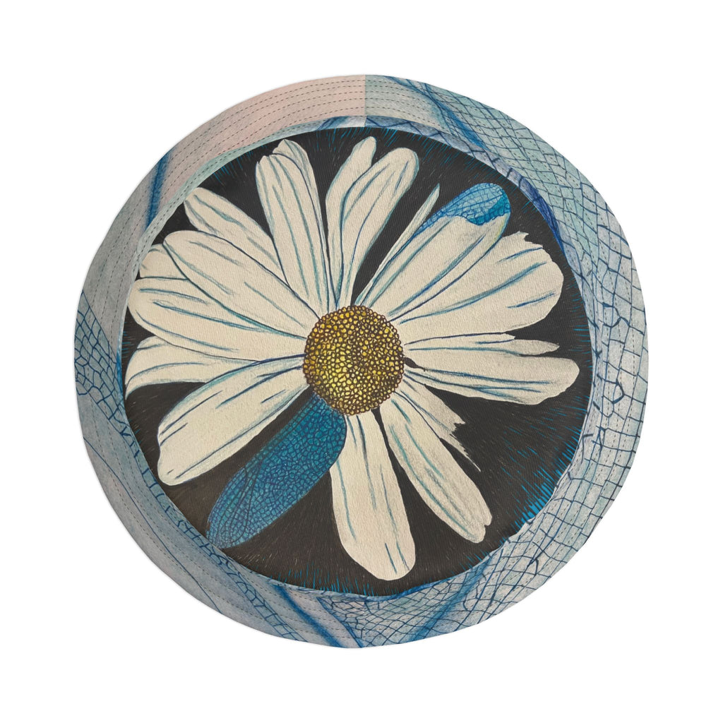 Hat, Daisy Dragonfly wings Design Bucket Hat