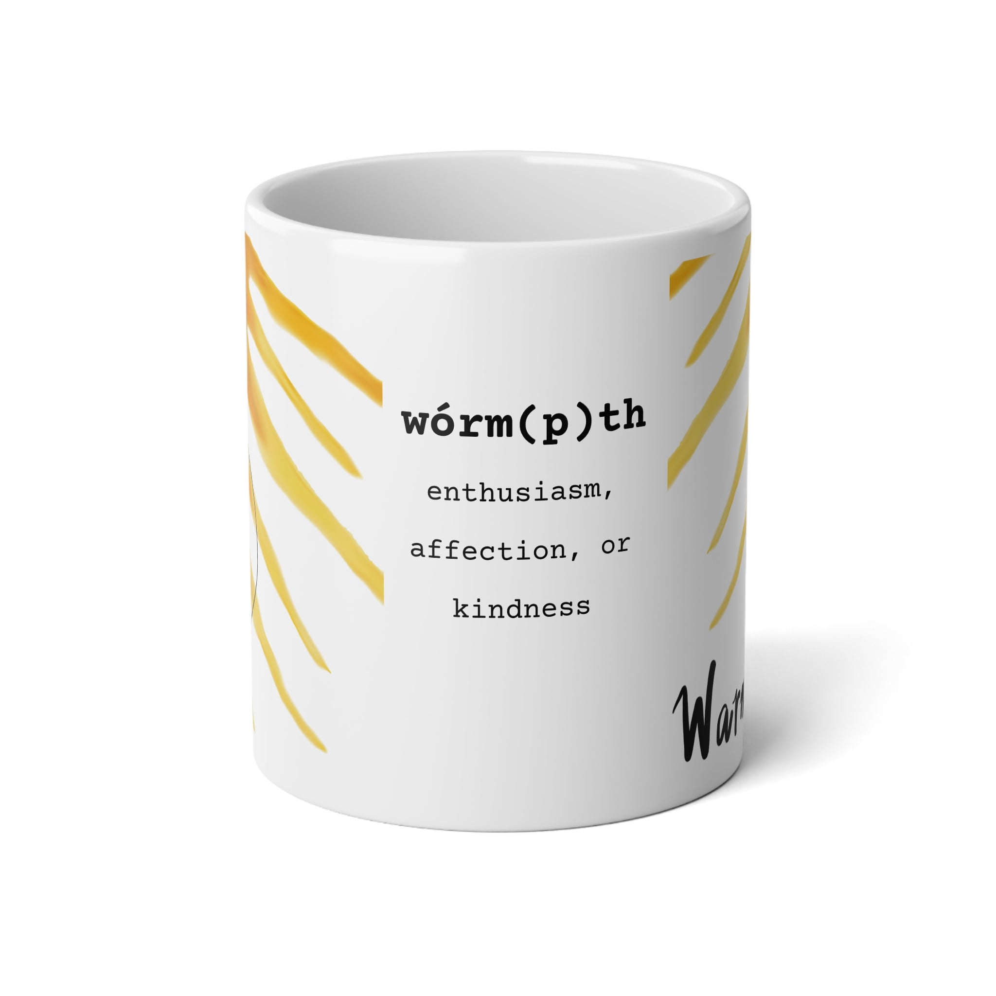 Mug, Warmth Design Jumbo 20 oz