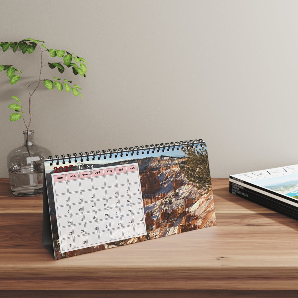 Calendar, 2027 US Parks & Monuments - Desktop Spiral