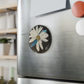 Magnet,  Daisy Dragonfly Wings  (Button) - 1 or 10 pcs